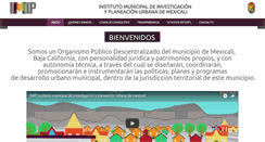 Desktop Screenshot of imipmexicali.org.mx